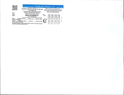 Image Of Label (Morphine Sulfate Extended Release 60mg Mallinckrodt Inc)
